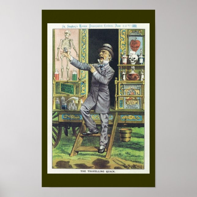 "Ringkvacken" Snake Oil Salesman Poster (Framsidan)