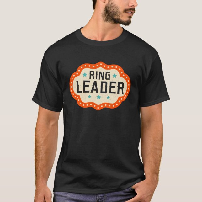 Ringledare Costume Circus staff Showman Ringmaster T Shirt (Framsida)