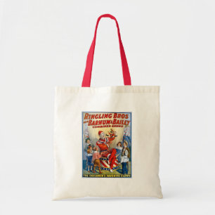 Ringling bröder & Barnum & borggårdvintageclown Tygkasse