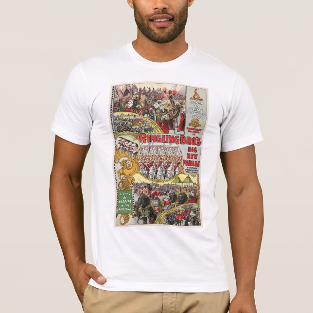 Ringling Bros cirkus - Circa 1899 T Shirt (Framsida)