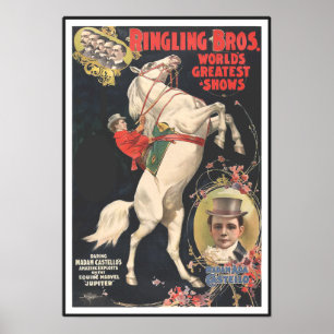 Ringling Bros CIRKUSAFFISCH 1899 Poster