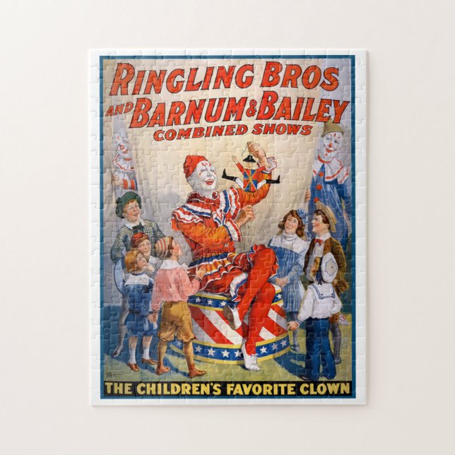 Ringling Bros och Barnum & Bailey Circus Poster Pussel (Vertikal)