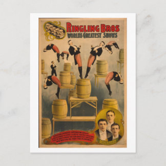 Ringling Bros. /Raschetta Bros. Vykort