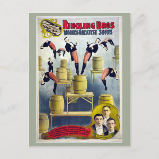 Ringling Bros Vintage Circus Vykort