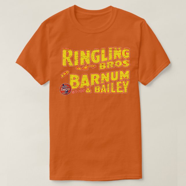 Ringling Brothers Barnum och Bailey Circus Väder T Shirt (Design framsida)