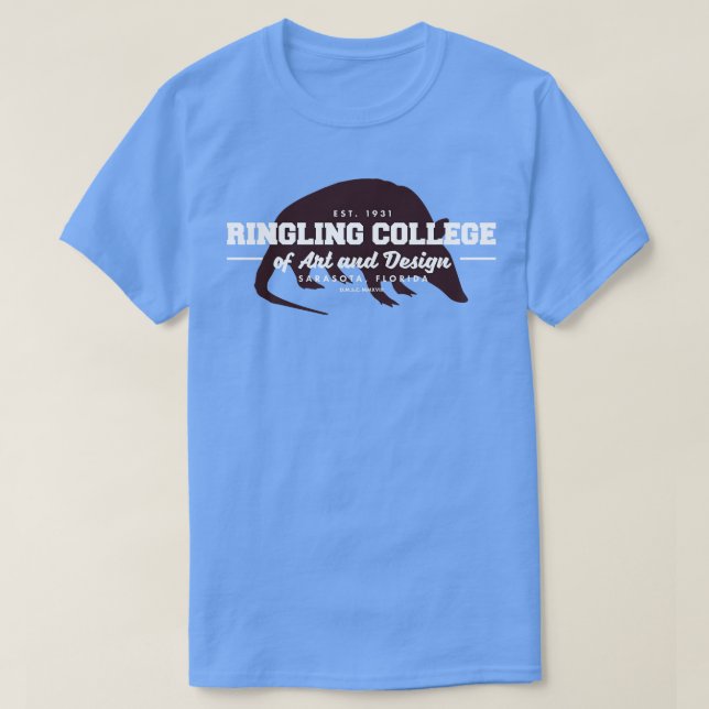 Ringling College of Art och Design Armadillo T Shirt (Design framsida)