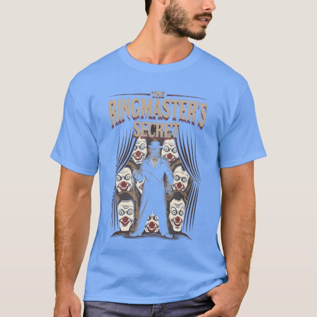 Ringmästarens Hemliga Cirkus Skräckdesign T Shirt (Framsida)