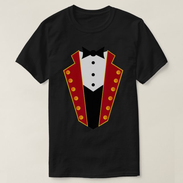 Ringmästarkostym Cirkusshowman Festpresent  T Shirt (Design framsida)