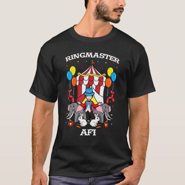 Ringmaster Afi Circus, händelseledare Grand T Shirt (Framsida)