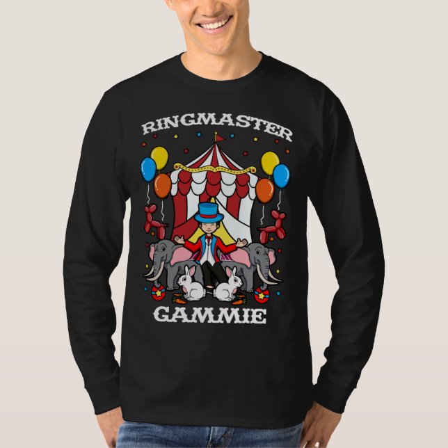 Ringmaster Gammie Circus Event Staff Ringleader Gr T Shirt (Framsida)