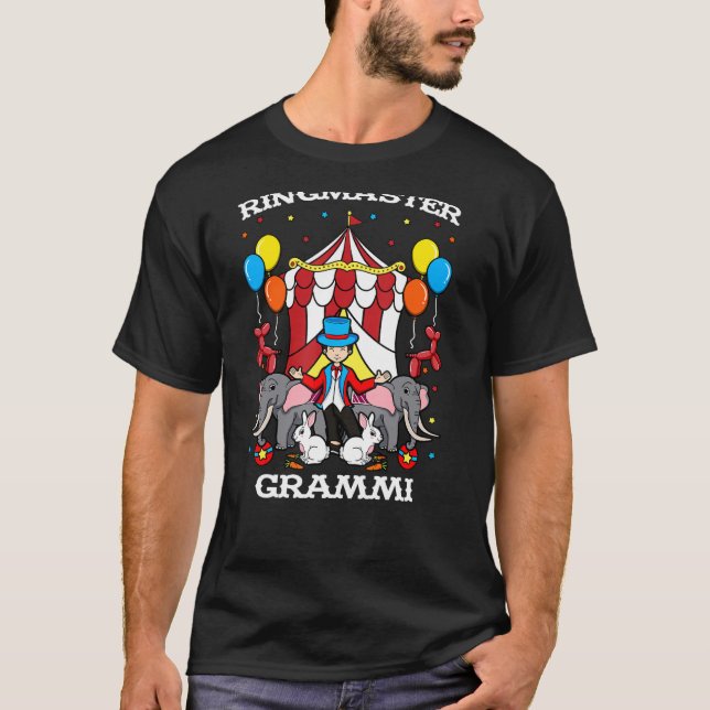 Ringmaster Grammi Circus Event Staff Ringleader Gr T Shirt (Framsida)
