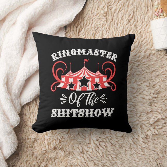 Ringmaster of The Shitshow, Circus Älskare Gifts Kudde (Filt)