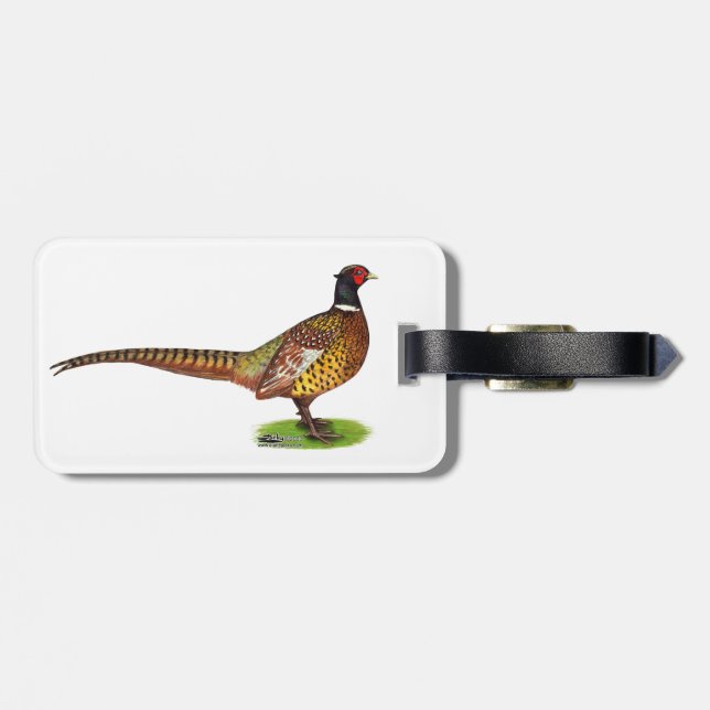 Ringnacken Pheasant Tupp Bagagebricka (Baksida Vågrät)