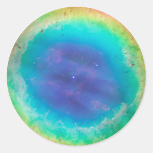 Ringnebulosan detalj runt klistermärke