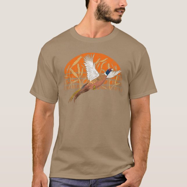 Ringneck Pheasant Hunting for Upland Game Bird Hun T Shirt (Framsida)
