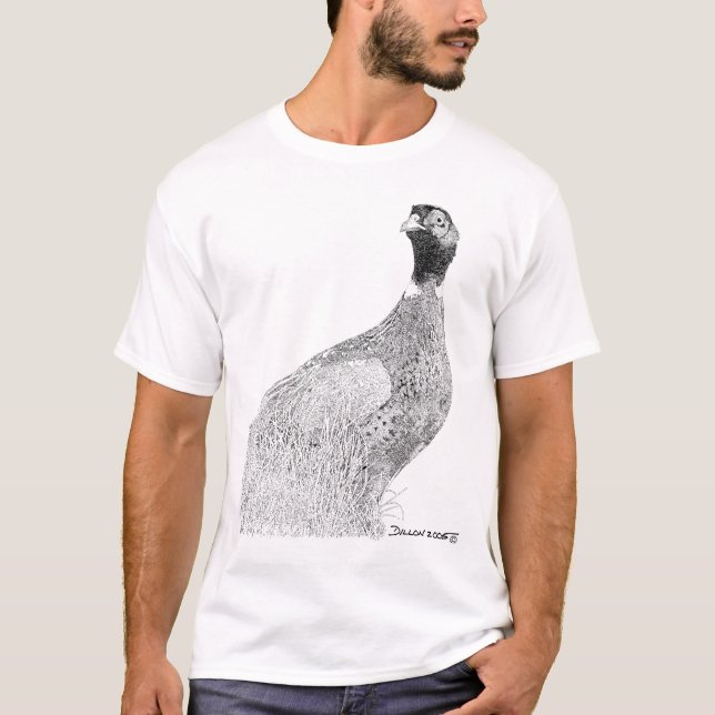 Ringneck Pheasant Tee Shirt (Framsida)