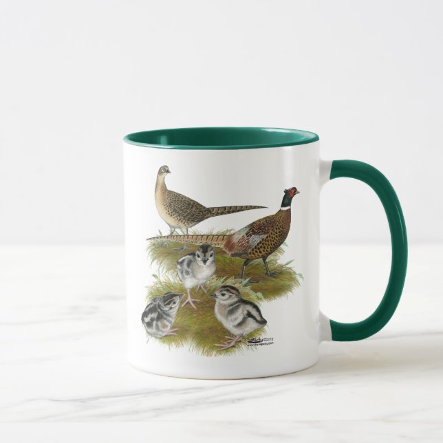 Ringneck Pheasantfamilj Mugg (Höger)