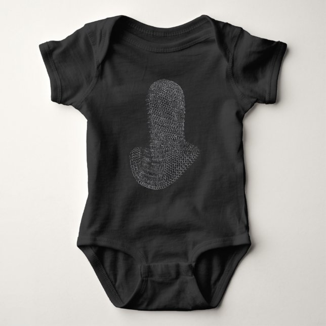 Ringpansar Krigarkåpa T Shirt (Framsida)