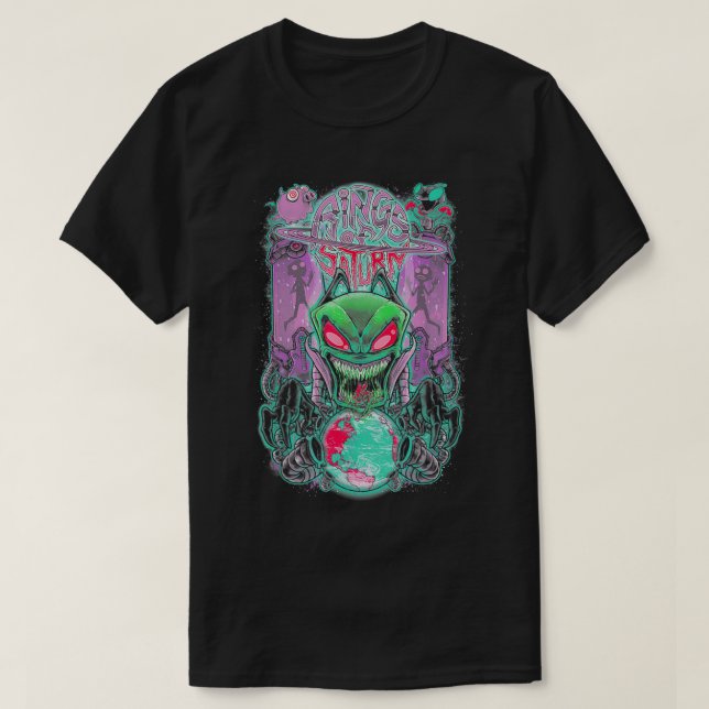 Rings of Saturn  T Shirt (Design framsida)