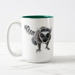 Ringtail Lemur - 15 oz Ceramic Mugg