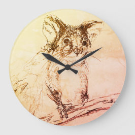 Ringtail Possum Clock Stor Klocka