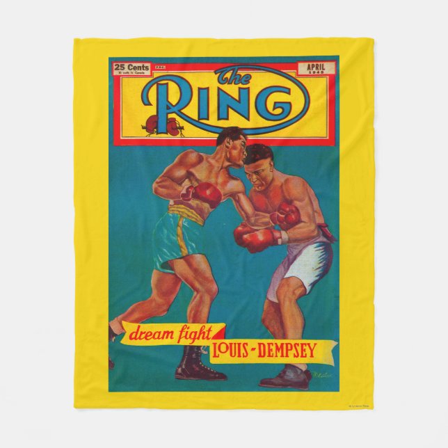 Ringtidskriften täcker fleecefilt (Framsidan)