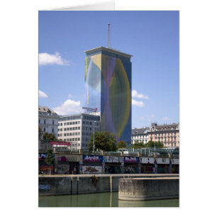 Ringturm i Wien Österrike Hälsningskort