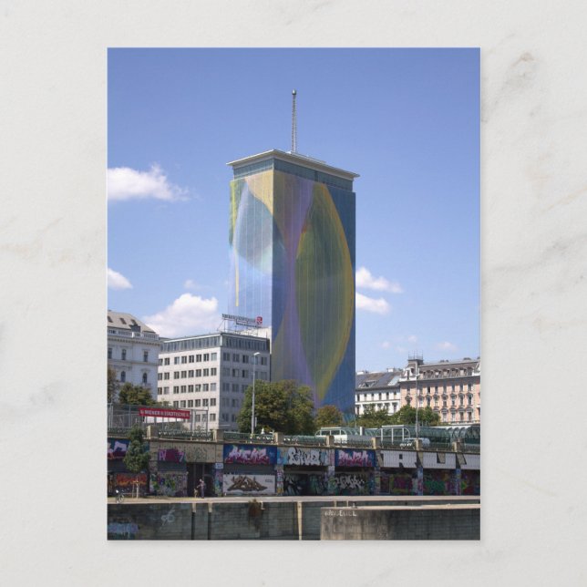 Ringturm in Wien Österreich Vykort (Framsida)
