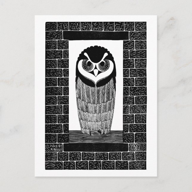 Ringuil (Uggla) (1914) - Samuel Jessurun de Mesqui Vykort (Framsida)