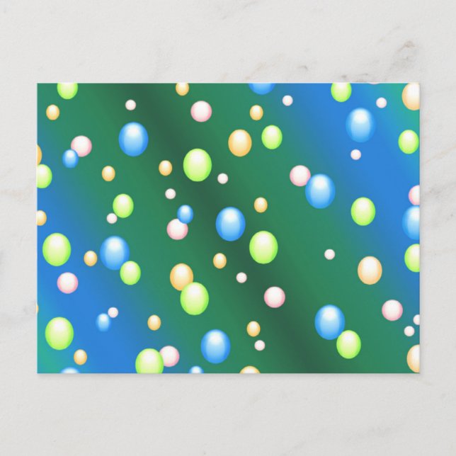 Rining Bubbles Vykort (Framsida)