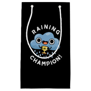 Rining Champ Funny Weather Rain Cloud Pun Mörk BG