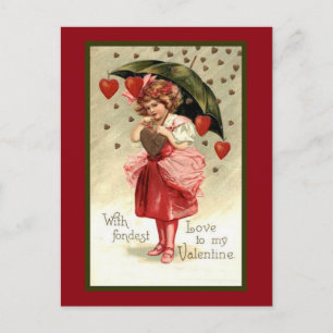 Rining Hearts Valentine Helg Vykort