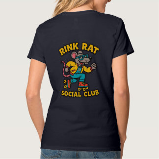 Rink Rat Social Club V Neck  T Shirt