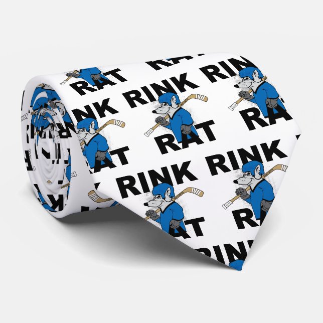 Rink Råtta Hockey Tie Slips (Rullad)