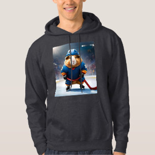 "Rink Rookie: Ishockey Marsvin" Hoodie