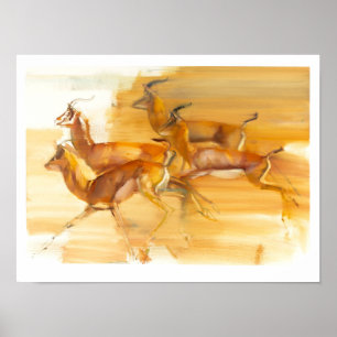 Rinnande Gazelles 2010 Poster
