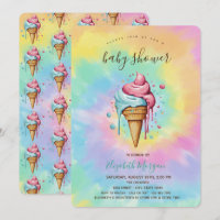 Rinnande Glass Sommar Tie Dye Bebis-fest