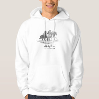 Rinnande hästar,     Xhi-LARA-te. , www.LarasCrea… Hoodie