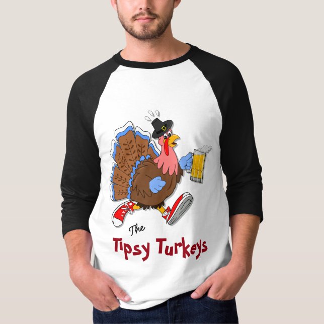 Rinnande lätt berusade Turkiet (öl) - T Shirt (Framsida)