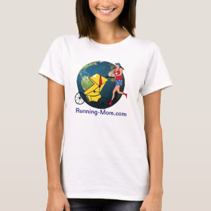 Rinnande mammalångärmad t-shirt