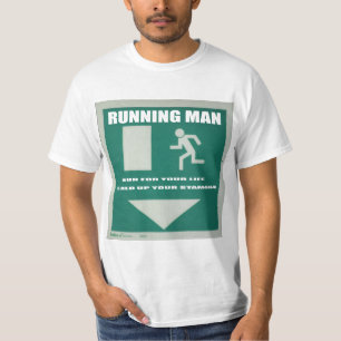 Rinnande manT-tröja Tee Shirt
