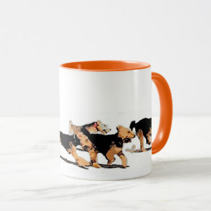 Rinnande mugg för walesisk terrier