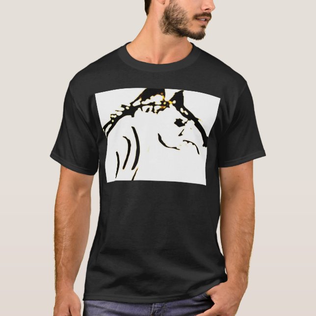 Rinnande sebra tee shirt (Framsida)