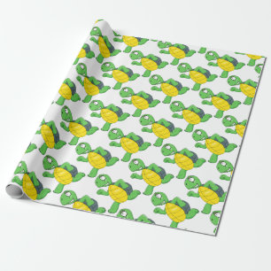 rinnande sköldpadda presentpapper