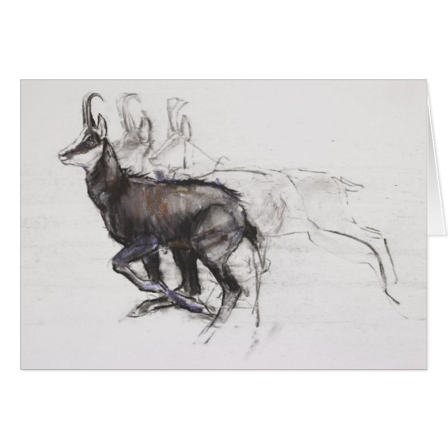 Rinnande stenget hälsningskort (Framsidan Horizontal)