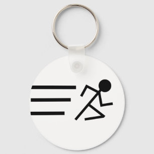 Rinnande Stickman Nyckelring