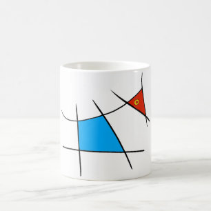 Rinnande tjurmugg kaffemugg
