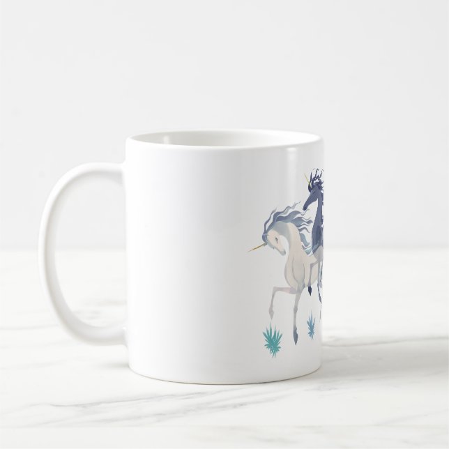 Rinnande Unicornsmugg Kaffemugg (Vänster)