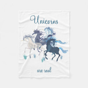 Rinnande Unicornsullfilt Fleecefilt
