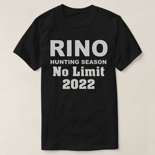 RINO HUNTING SEASON  T SHIRT (Design framsida)